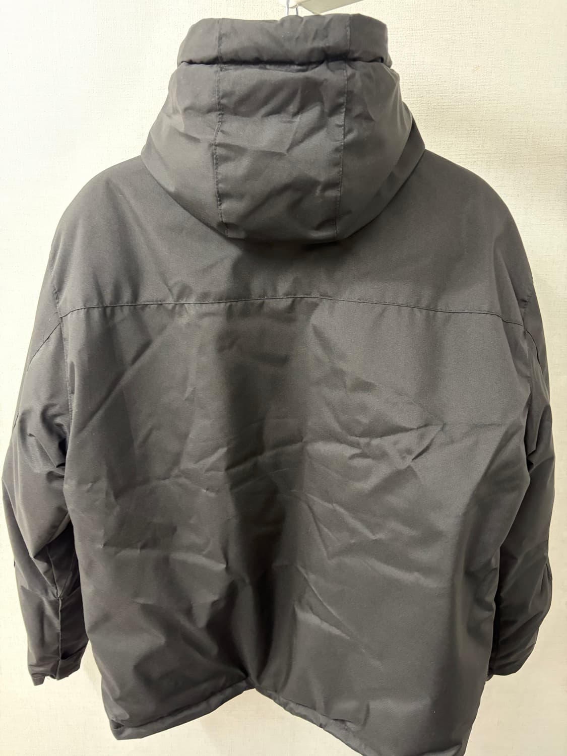 블랙 후드 패딩 바람막이 상품이미지2