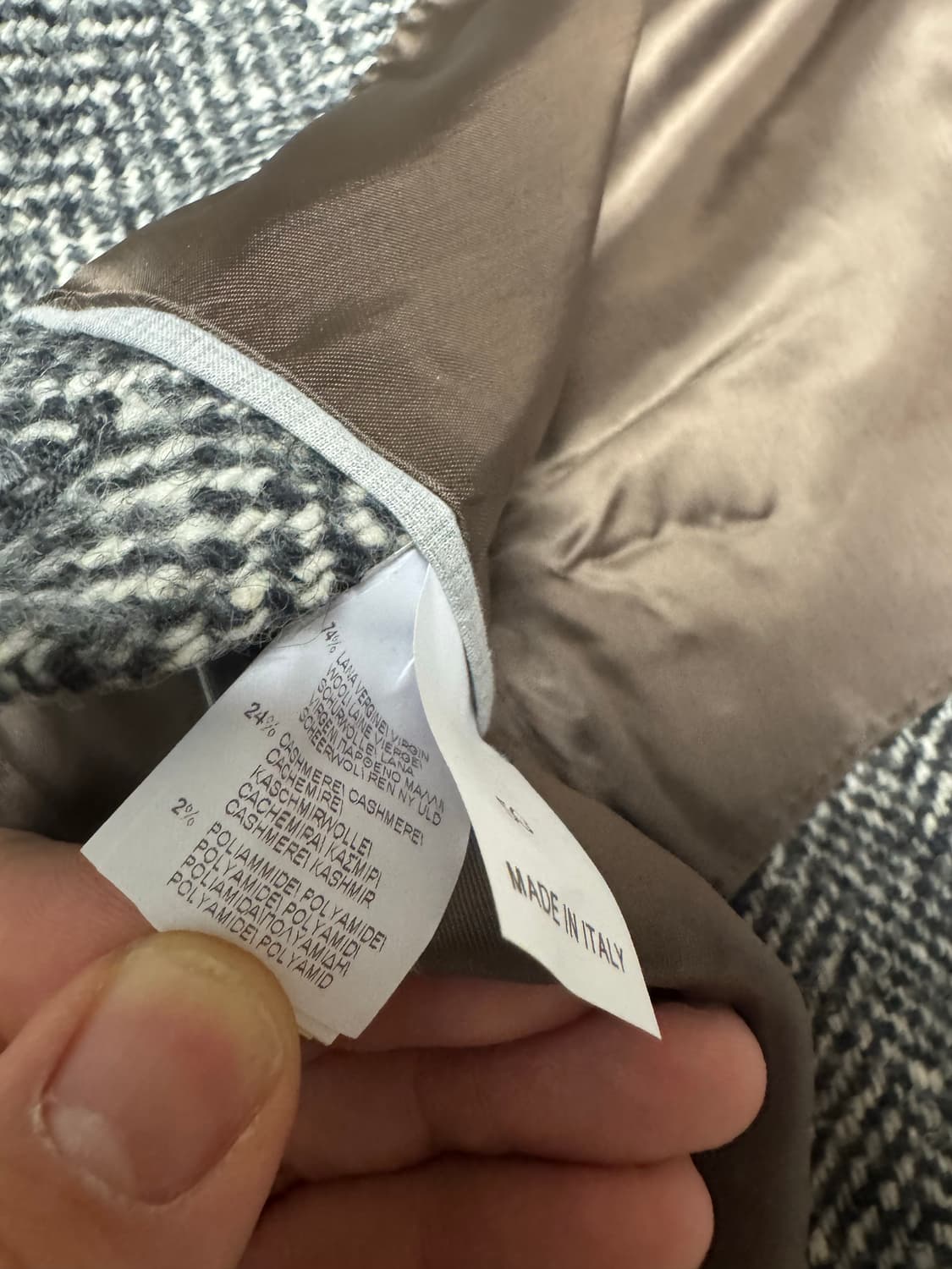 브루넬로 쿠치넬리 울 캐시미어 혼방코트 50사이즈 상품이미지4