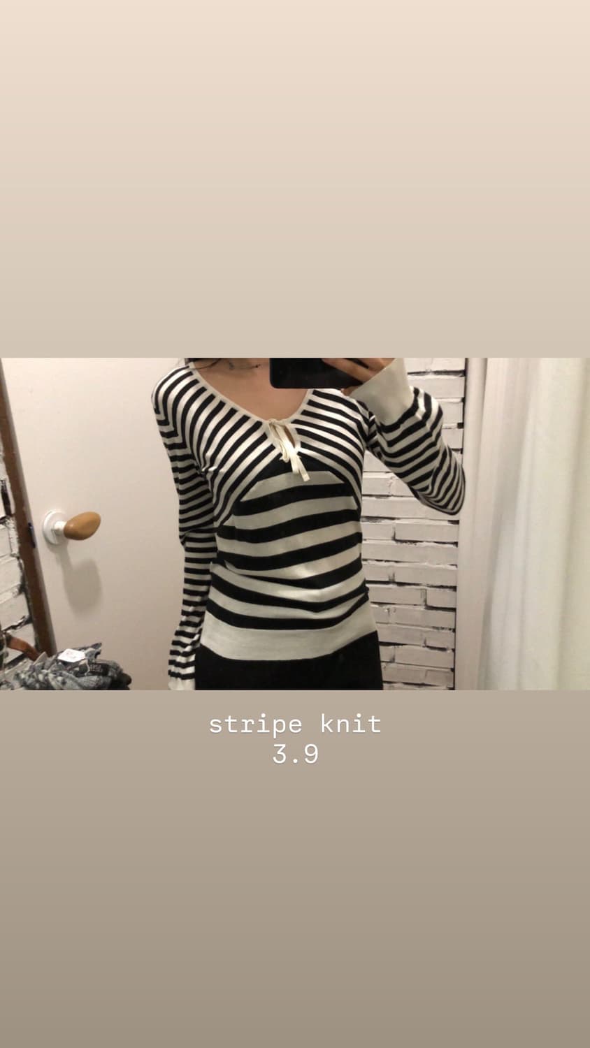 스트라이프 니트 상품이미지2