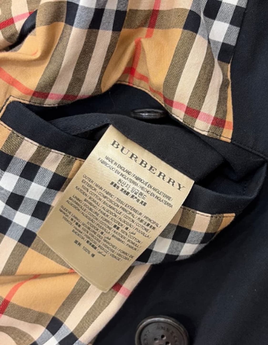 버버리 웨스트민스터 트렌치자켓 56 xl 상품이미지4