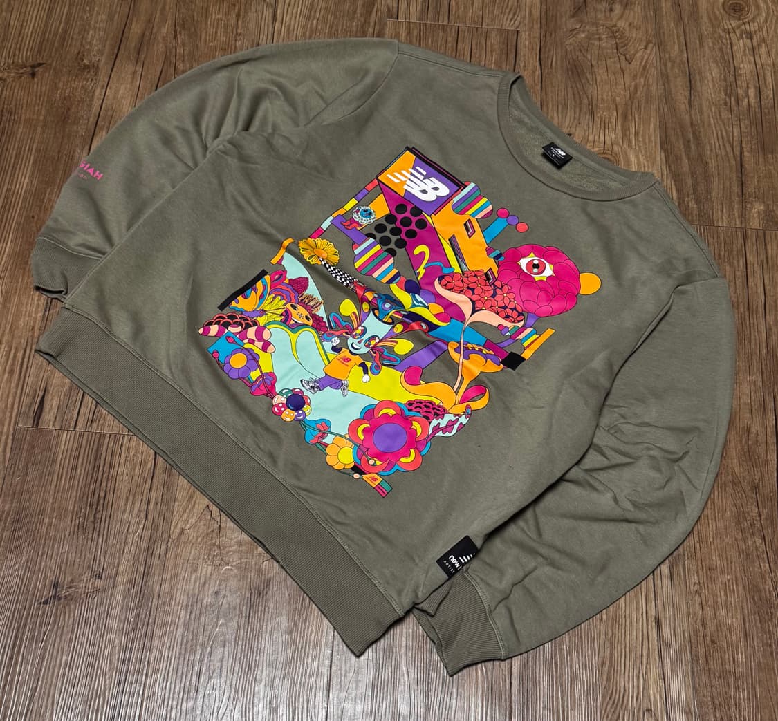 뉴발란스 아티스트 팩 GIAH 프린팅 맨투맨 상품이미지1