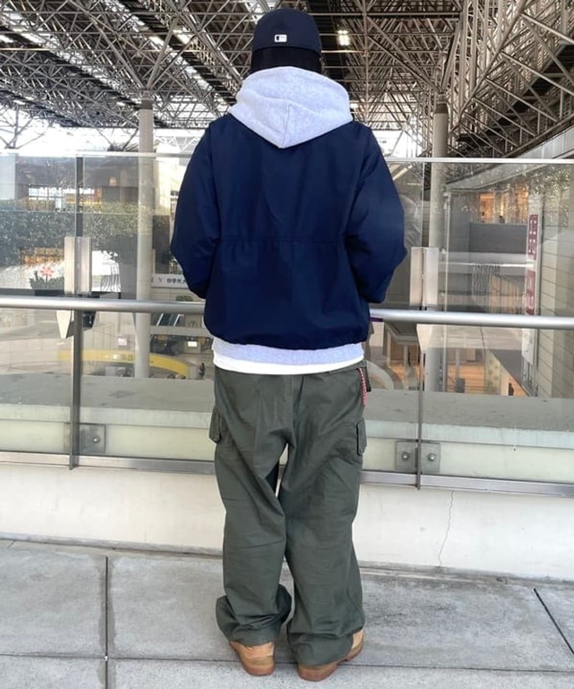 Beams 빔즈 립스탑 카고 팬츠 올리브 M 상품이미지1