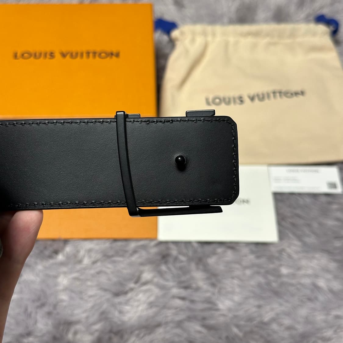 [풀구성] 루이비통 이클립스 토뤼옹 LV 벨트 90/36 상품이미지5
