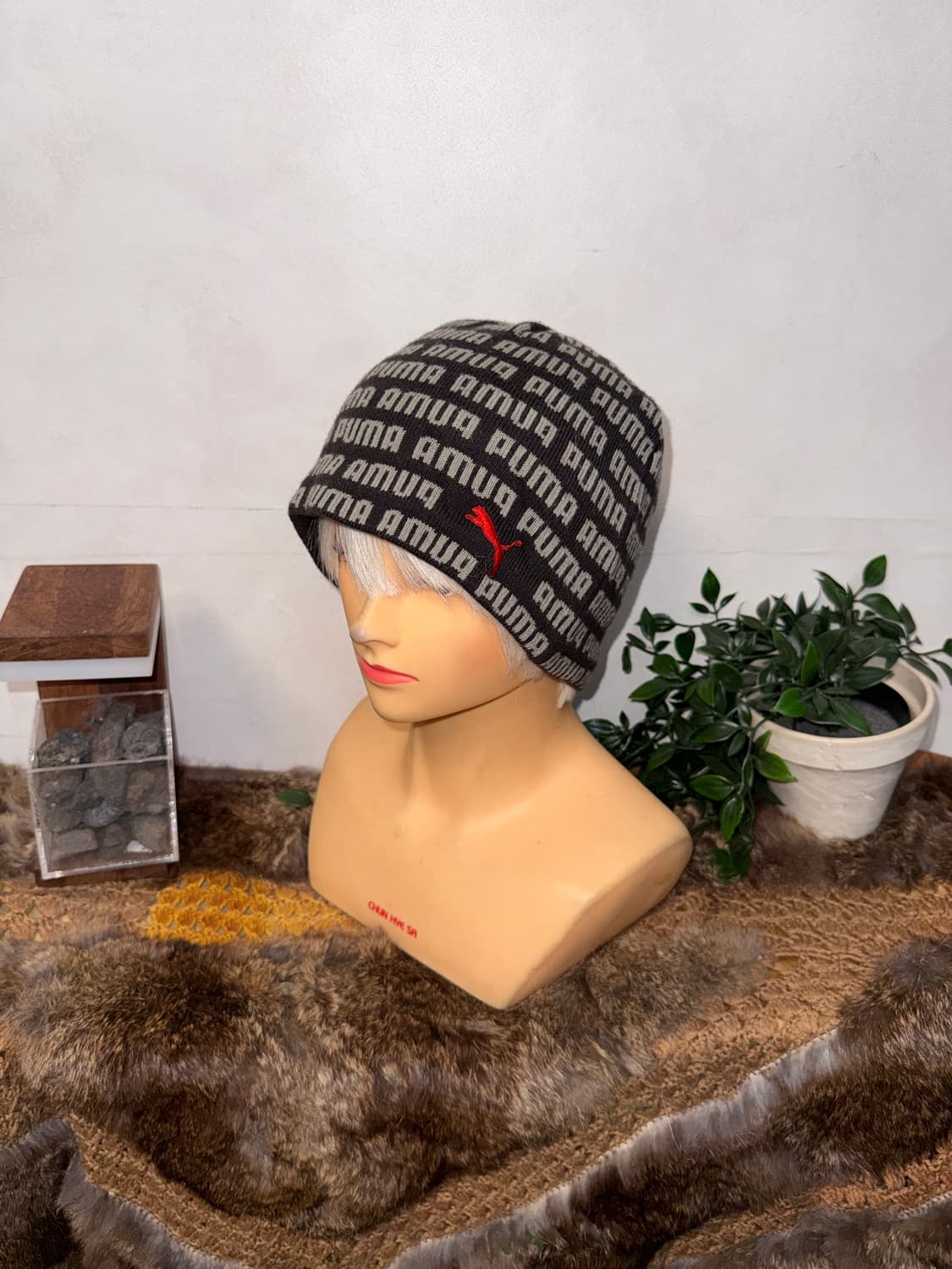 Puma black logo beanie 상품이미지1