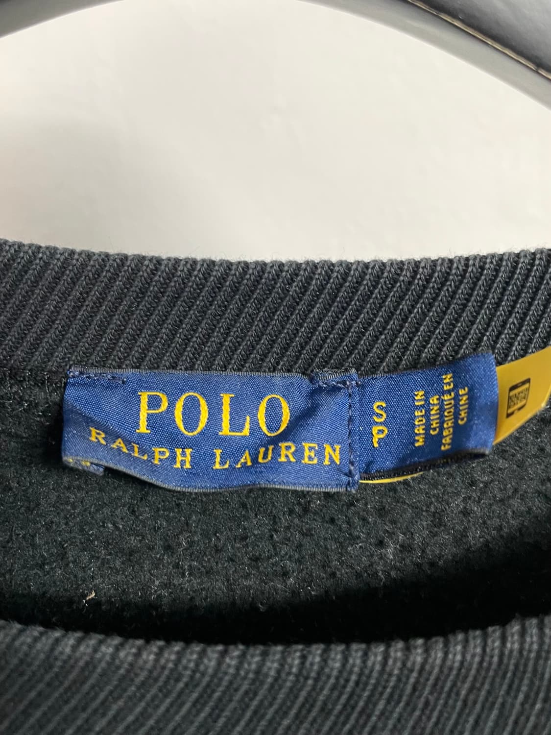 폴로 랄프로렌 블랙 라운드 맨투맨 (on.174)   상품이미지3