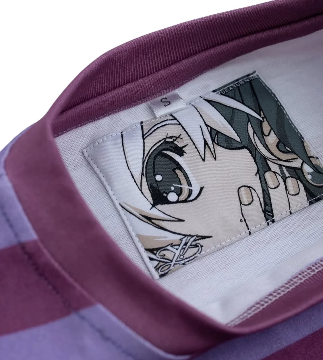 유민하 Purple Stripe “3” T-Shirt - Multi 상품이미지3