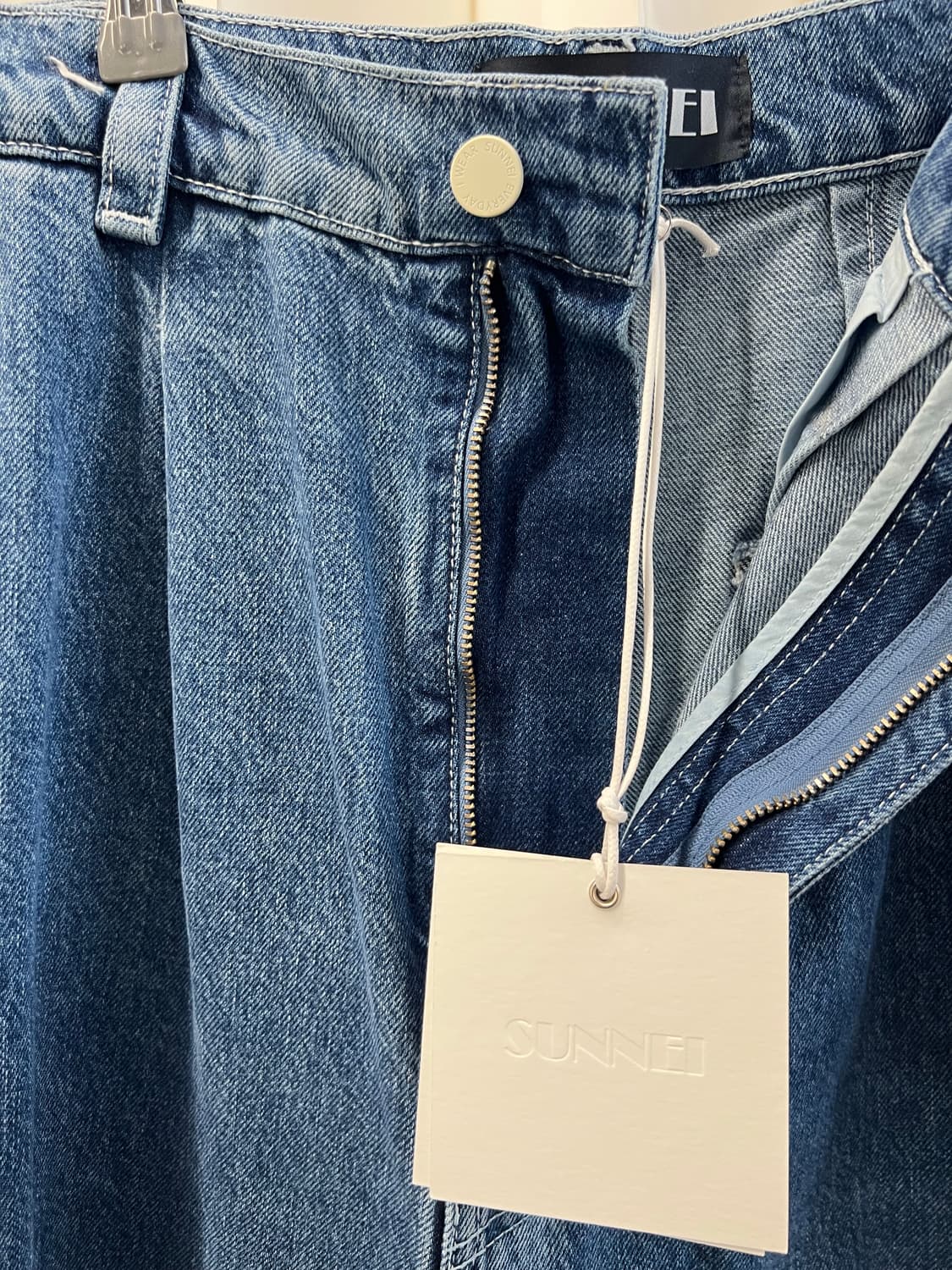 써네이 와이드 데님 팬츠 M, 30   상품이미지2