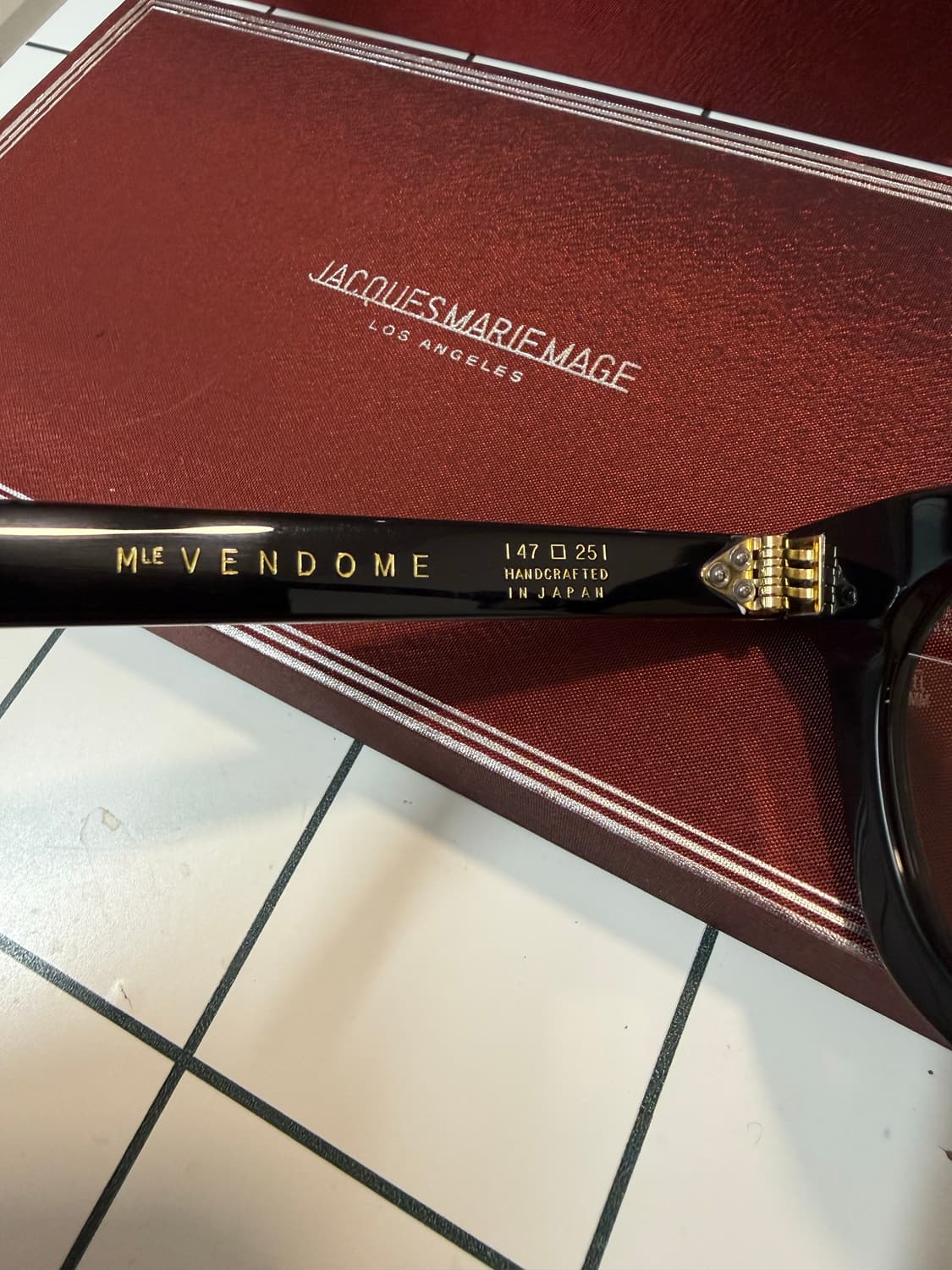 JACQUES MARIE MAGE Vendome 블랙 47/25 상품이미지4