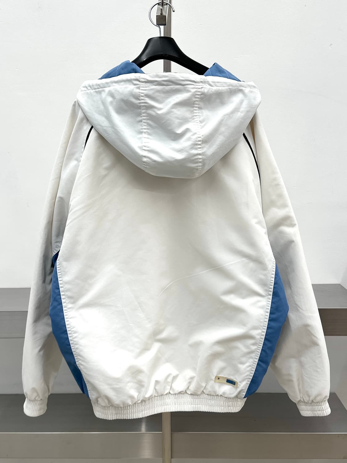 아디다스 화이트/스카이 모비딕 후드 점퍼  상품이미지4