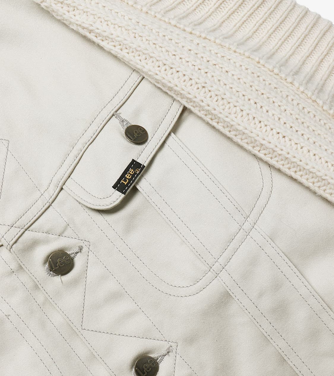 TOGA PULLA X LEE - LAYERED KNIT JACKET 상품이미지7