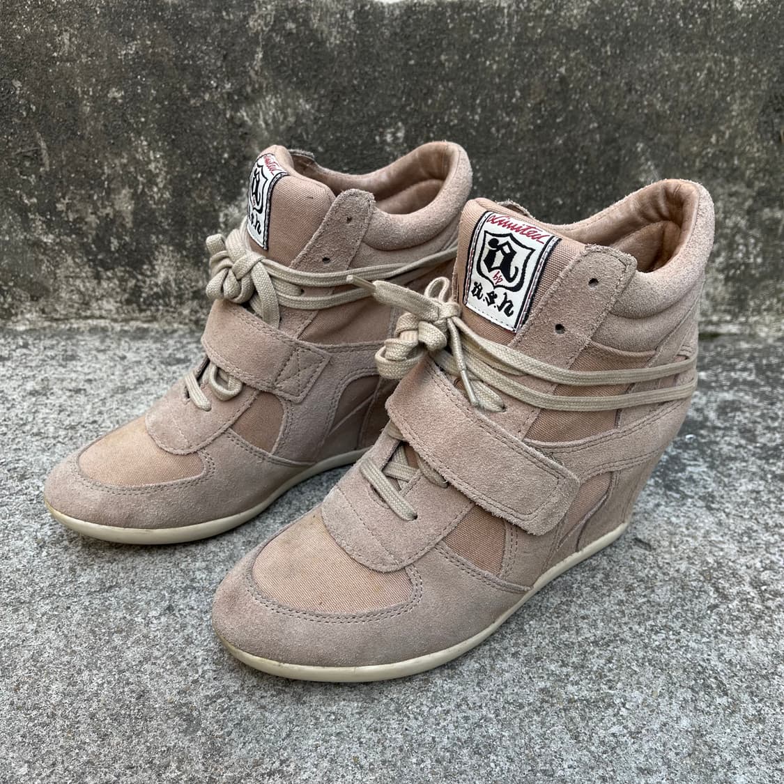 [37] ASH 스웨이드 웨지힐 스니커즈 (240) 상품이미지1