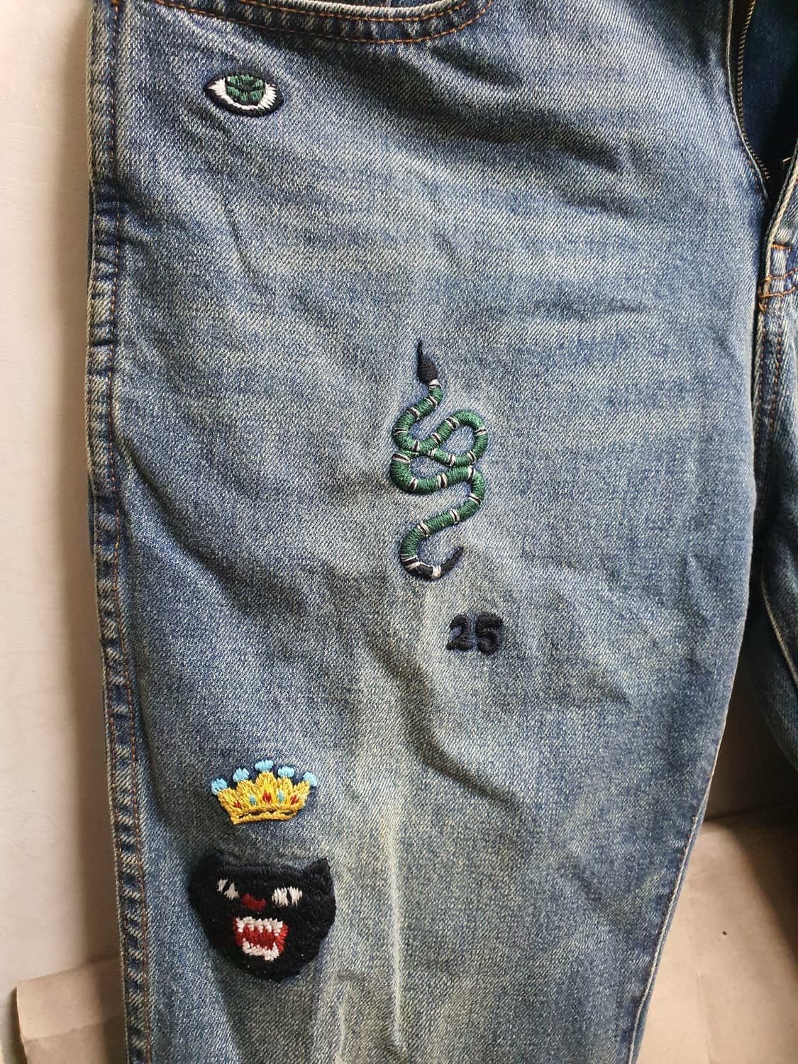 구찌 캐릭터 데님진 32 상품이미지2