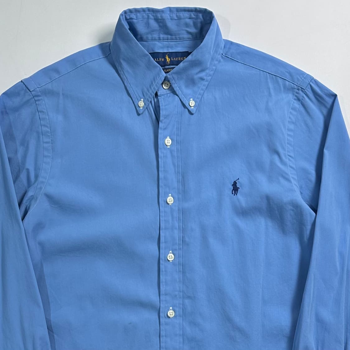 폴로 랄프로렌 블루 포플린 셔츠 상품이미지3