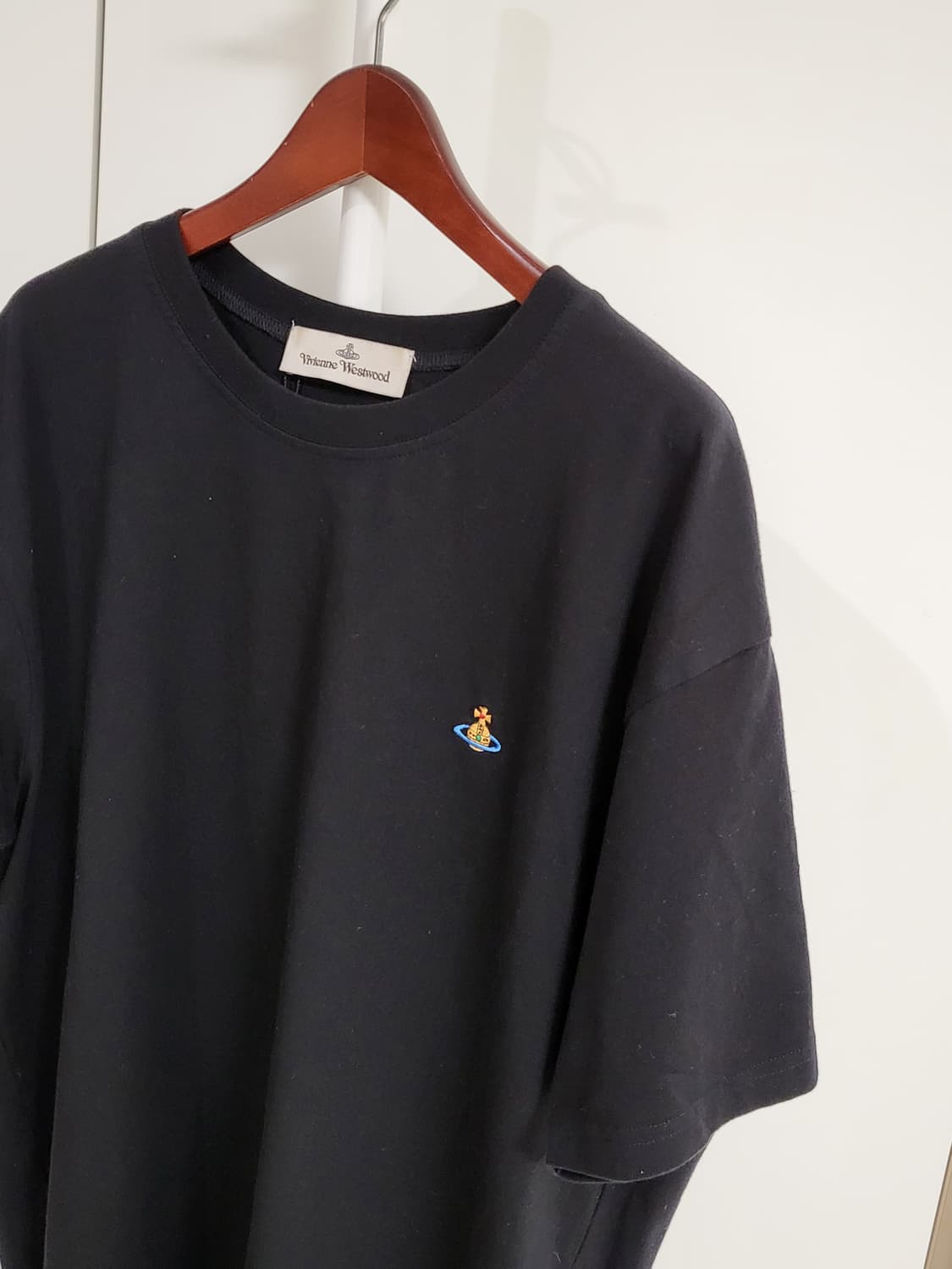 XL] 비비안웨스트우드 자수로고 반팔 티셔츠 상품이미지2