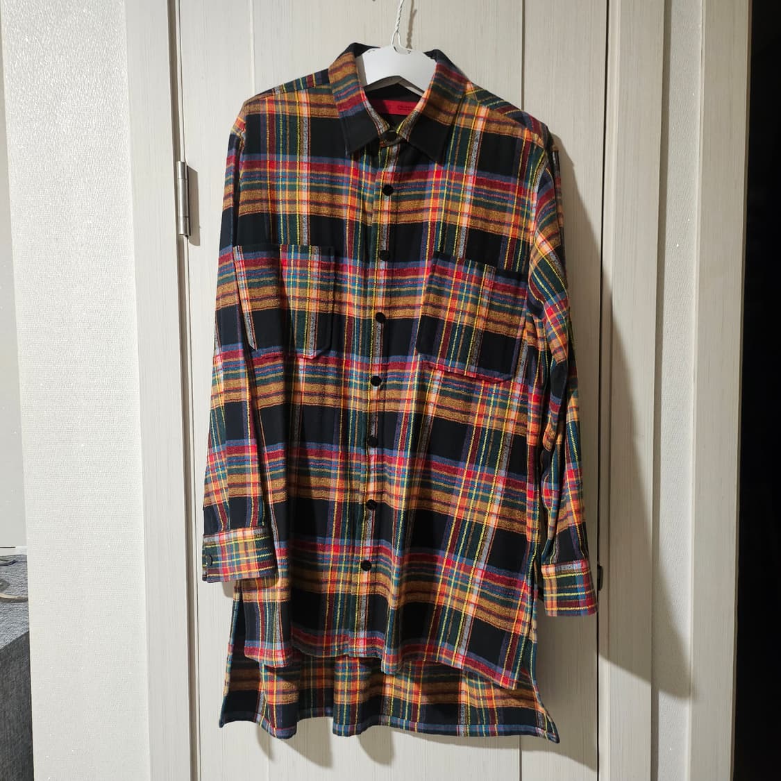 어텐션로우 플란넬 자켓 상품이미지1