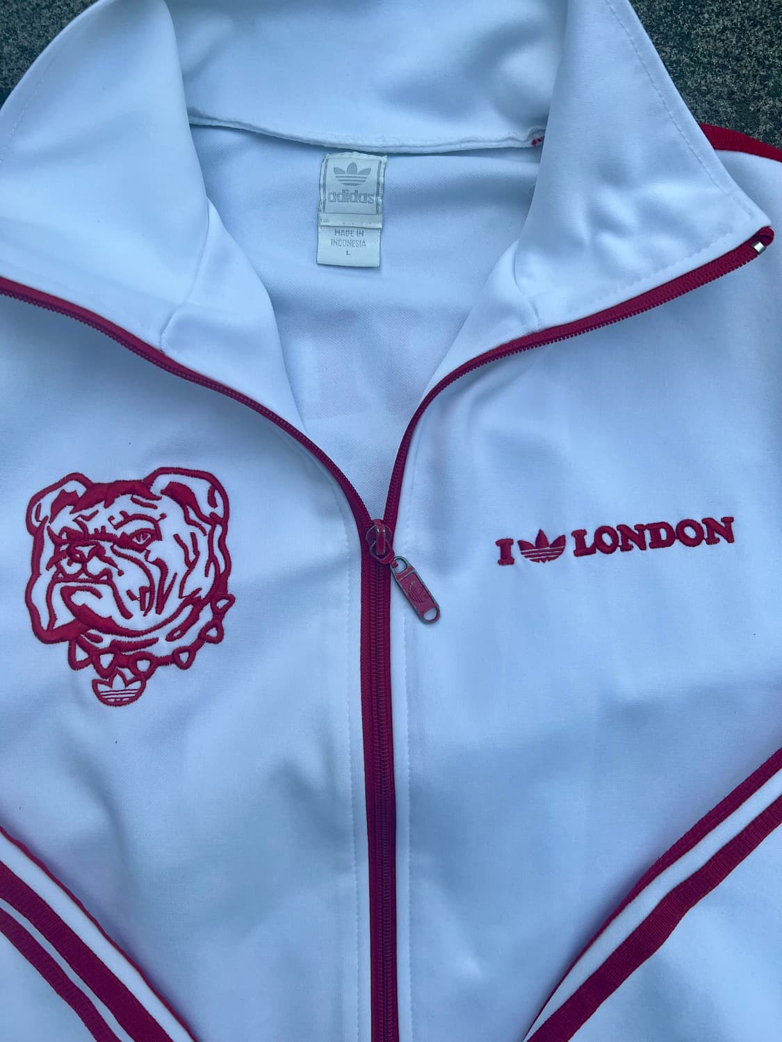 LONDON ADIDAS JACKET / 런던 레터링 트레이닝 집업 상품이미지4