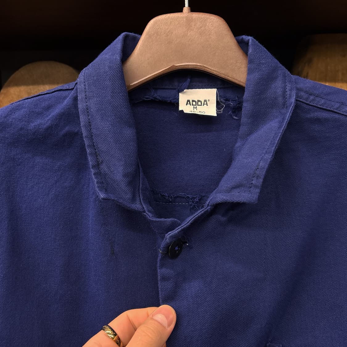60~70s ADDA 하이넥 카라 프렌치 워크자켓 밴딩시보리 N710 상품이미지6