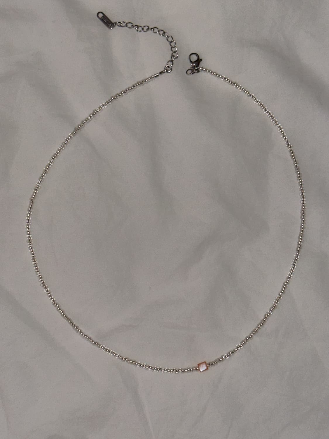 Orange glass necklace  상품이미지3