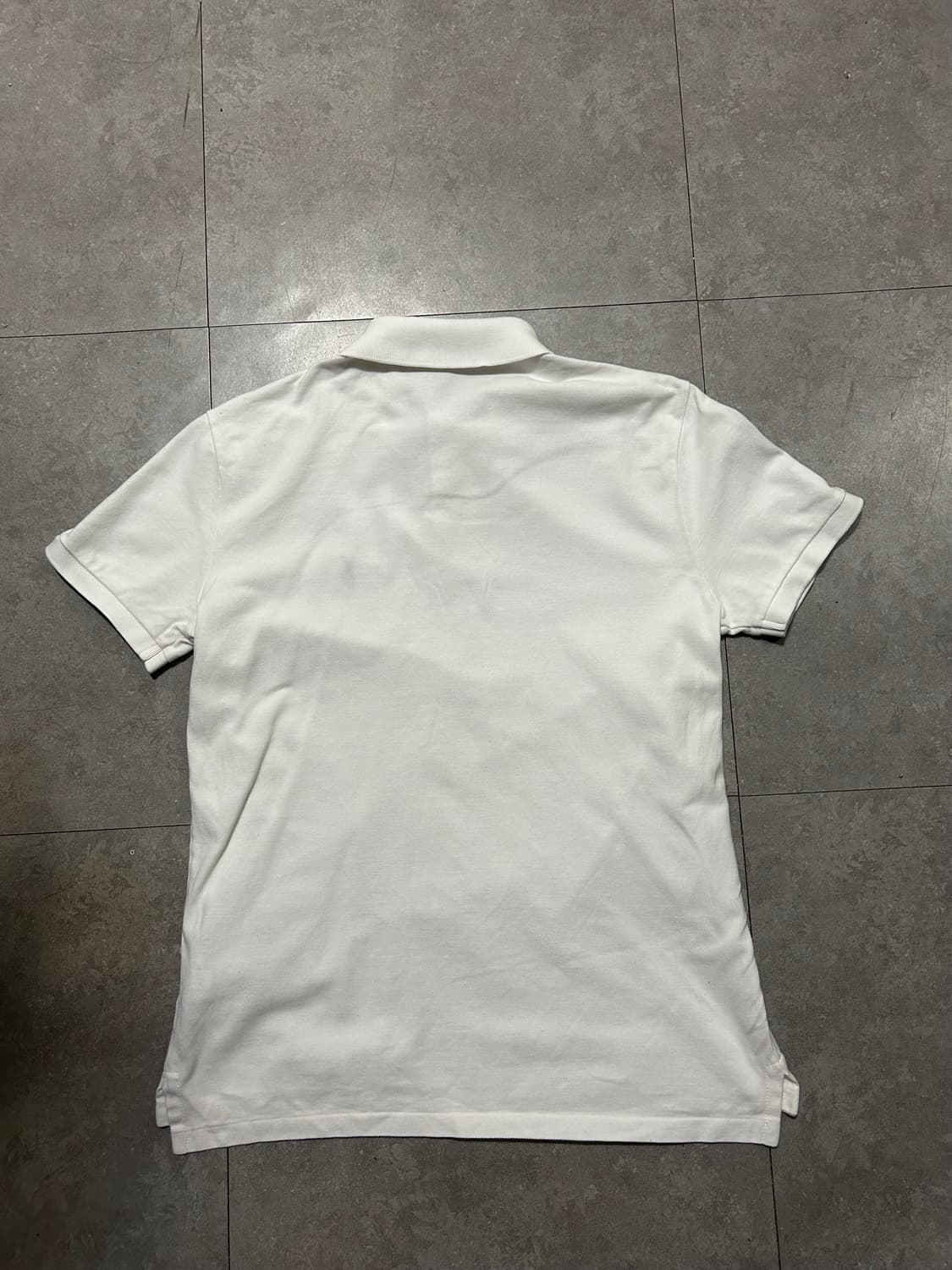 랄프로렌 폴로 화이트 컬러 빈티지 pk 코튼 셔츠 숏슬리브 95size  상품이미지8