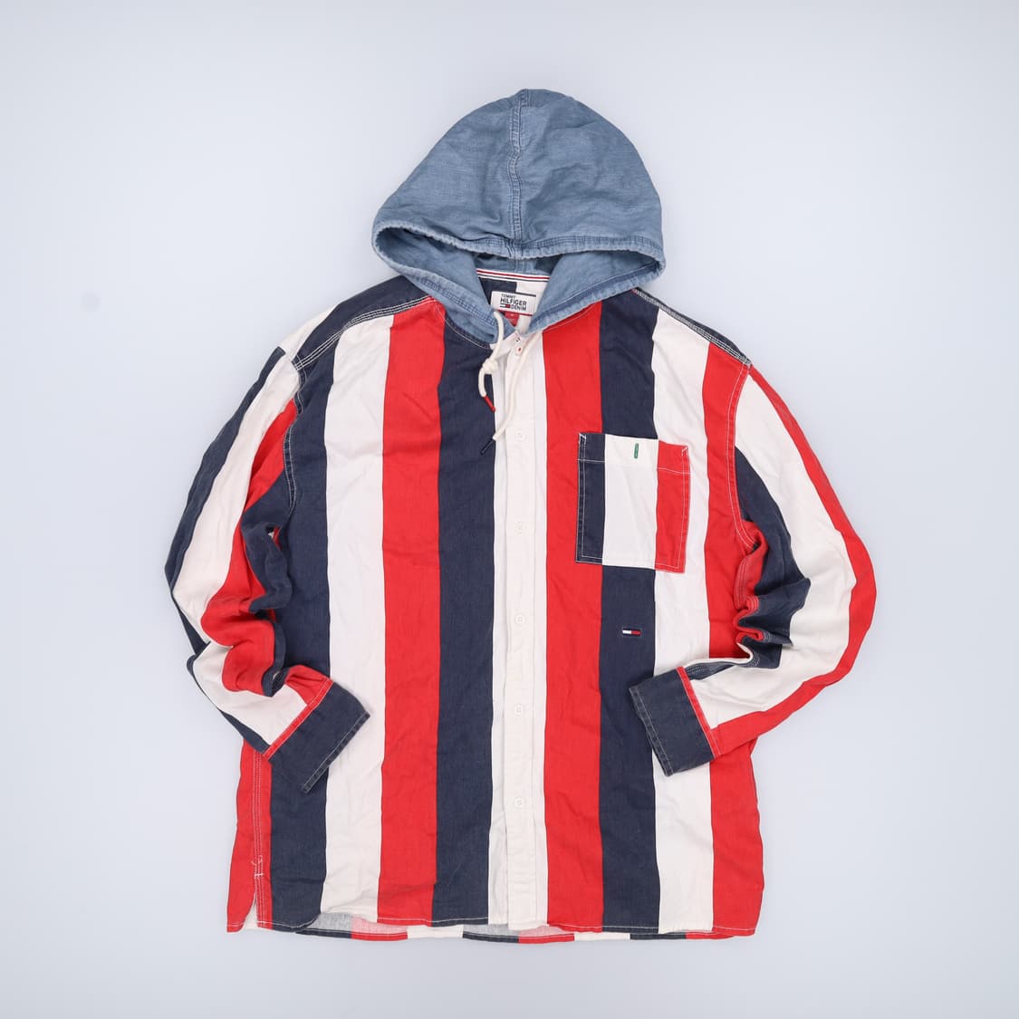M 타미힐피거 스트라이프 후드셔츠 0401H1 상품이미지1
