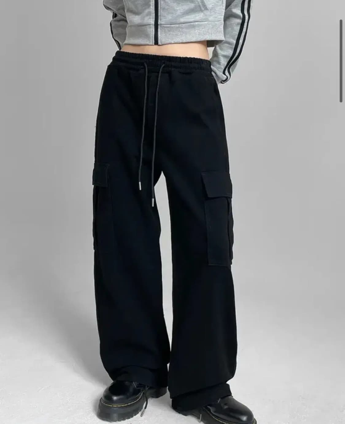 블랙업 필립 밴딩 카고 코튼팬츠 상품이미지1