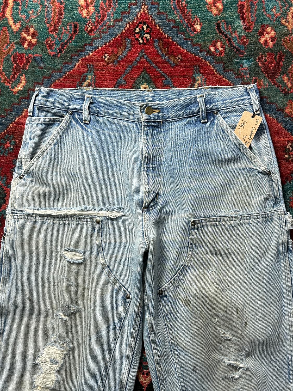 00's USA Made 칼하트 데님 더블니 팬츠 칼하트 썩블니 상품이미지5