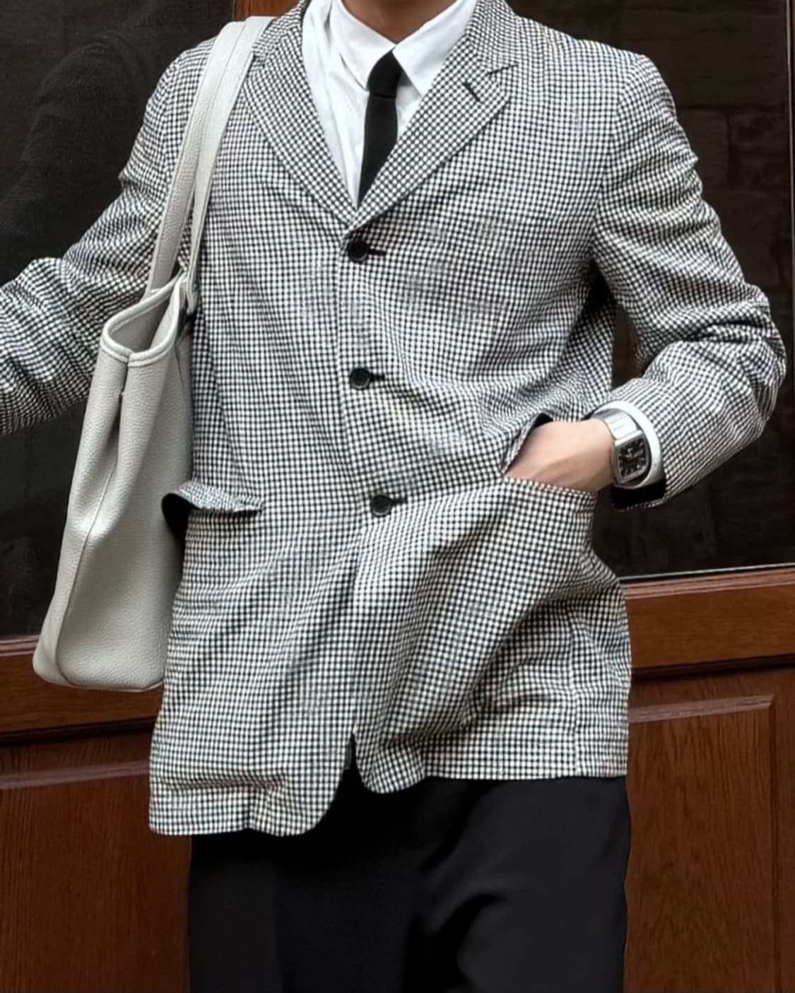 꼼데가르송 블랙 블레이저 상품이미지5