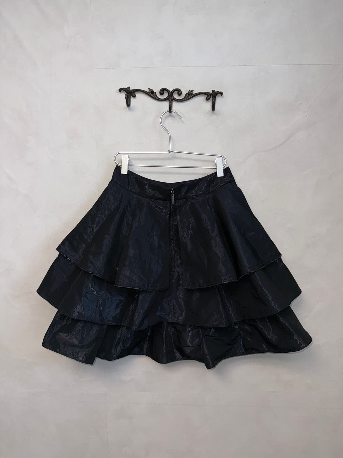 Metal black zipper balloon cancan skirt 상품이미지3