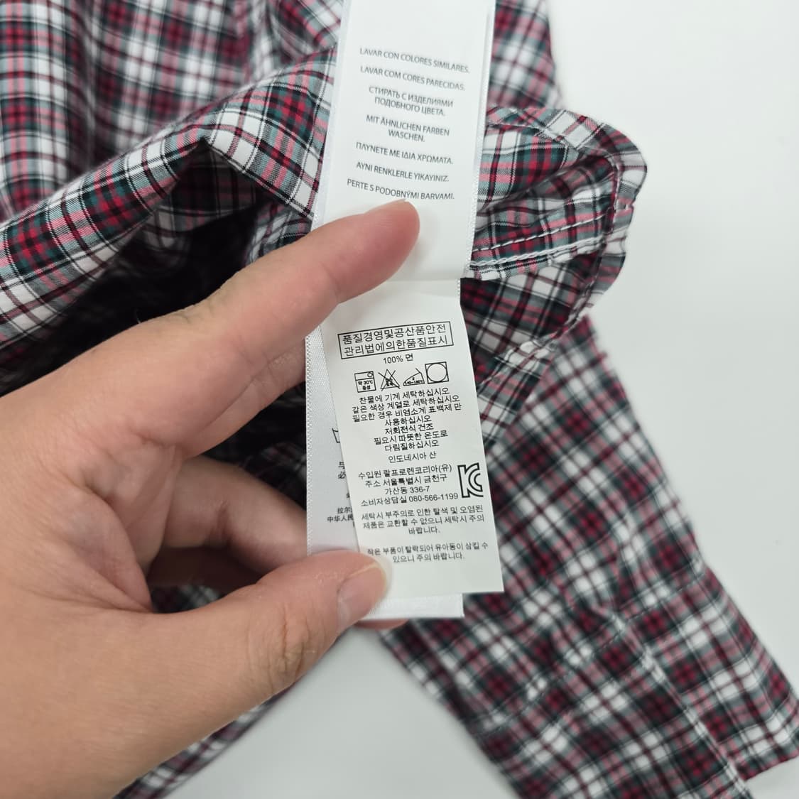 14-16t 랄프로렌 체크 셔츠 상품이미지6