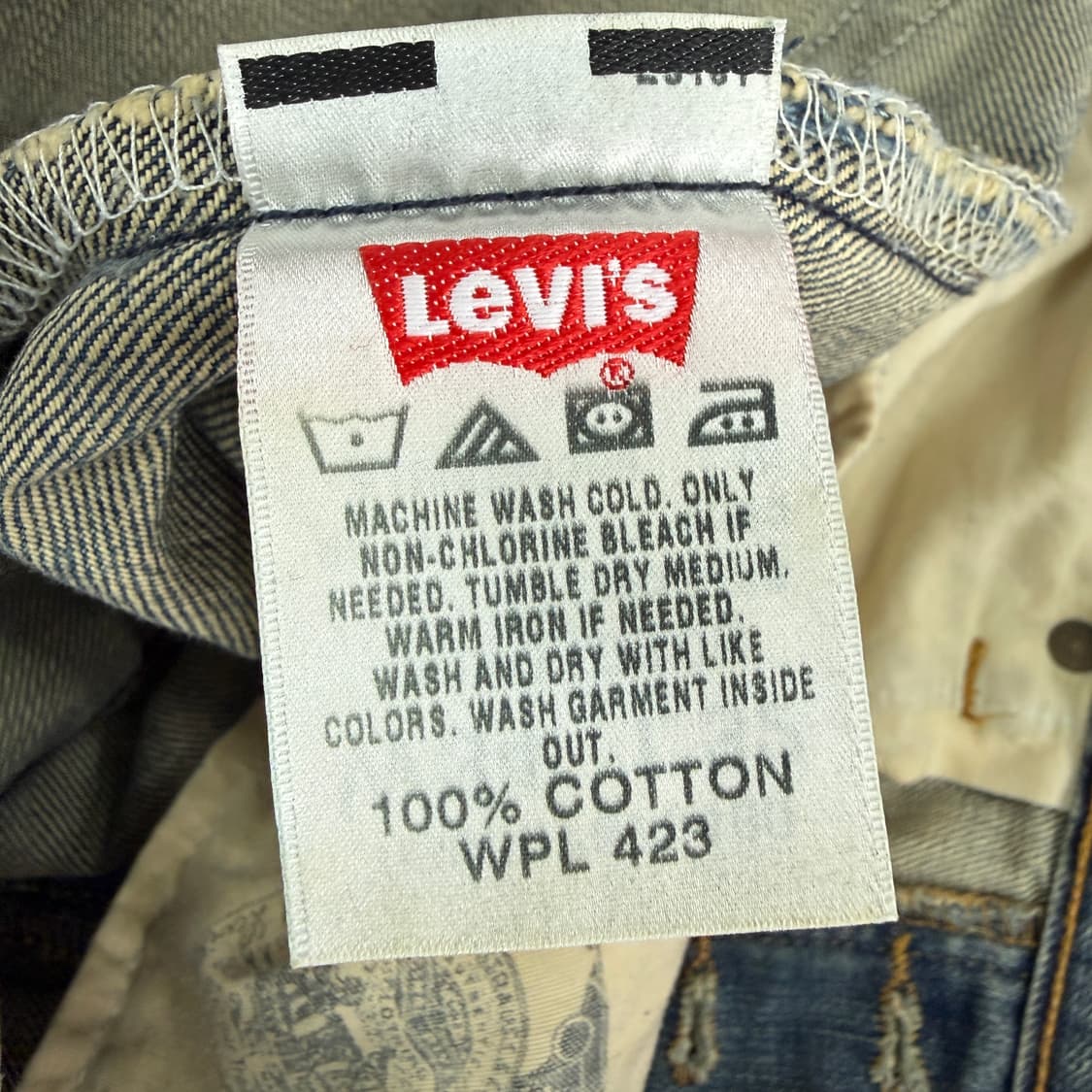 (34)00s리바이스 Levis501 워싱데님팬츠 상품이미지6