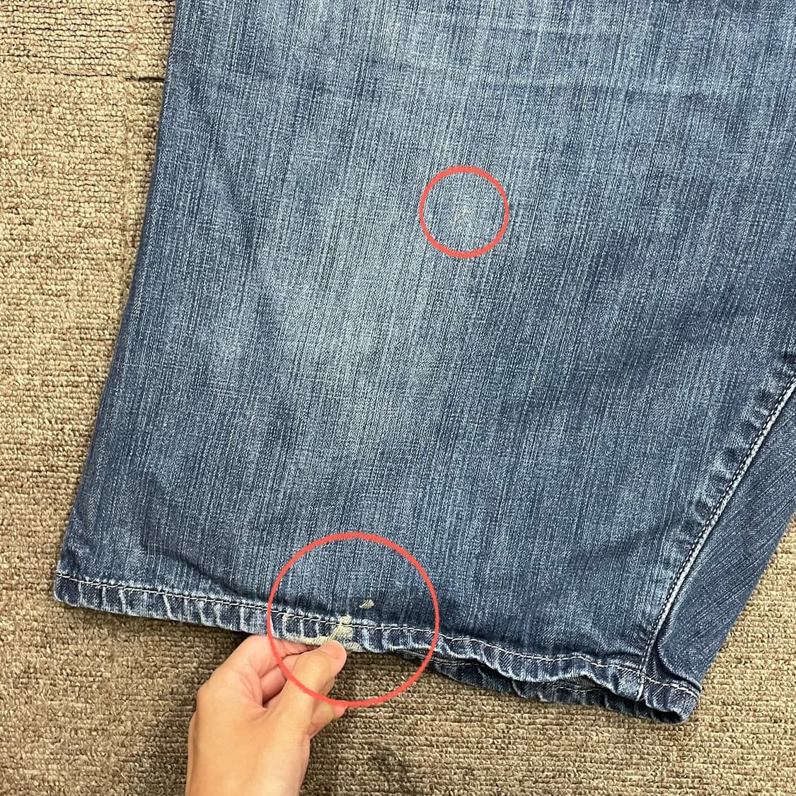 (38) Levi's 리바이스 569 데님 반바지 상품이미지7