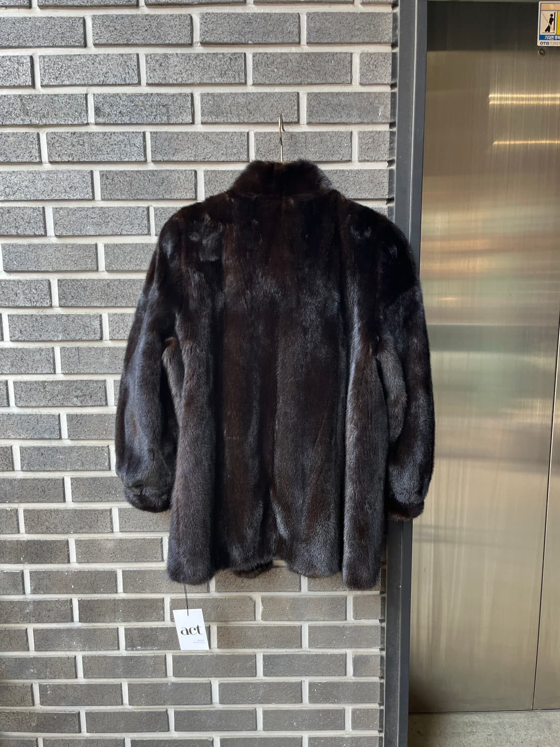 90s Blackglama 블랙그라마 밍크코트 다크브라운 상품이미지10