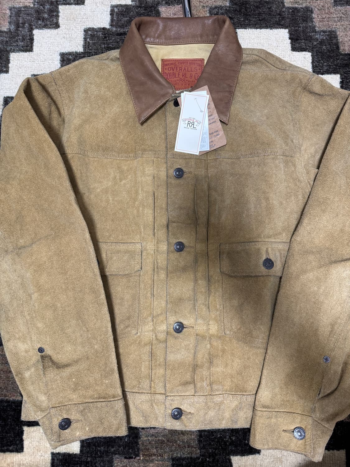 RRL 러프아웃 스웨이드 웨스턴 자켓 M 상품이미지3