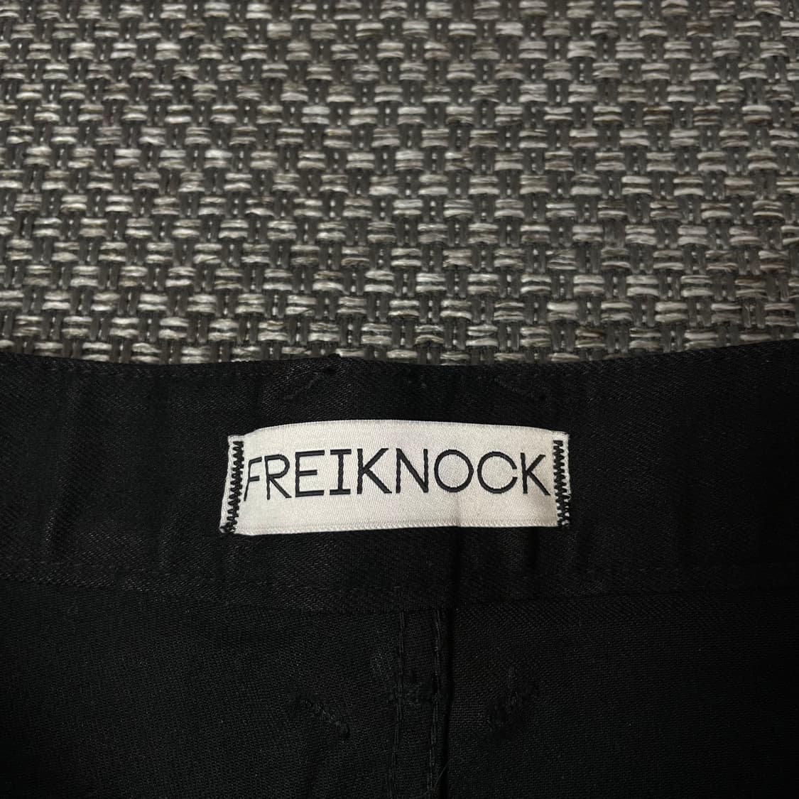 (30) 프라이노크 블랙 오르테가 자수 데님 팬츠 상품이미지4