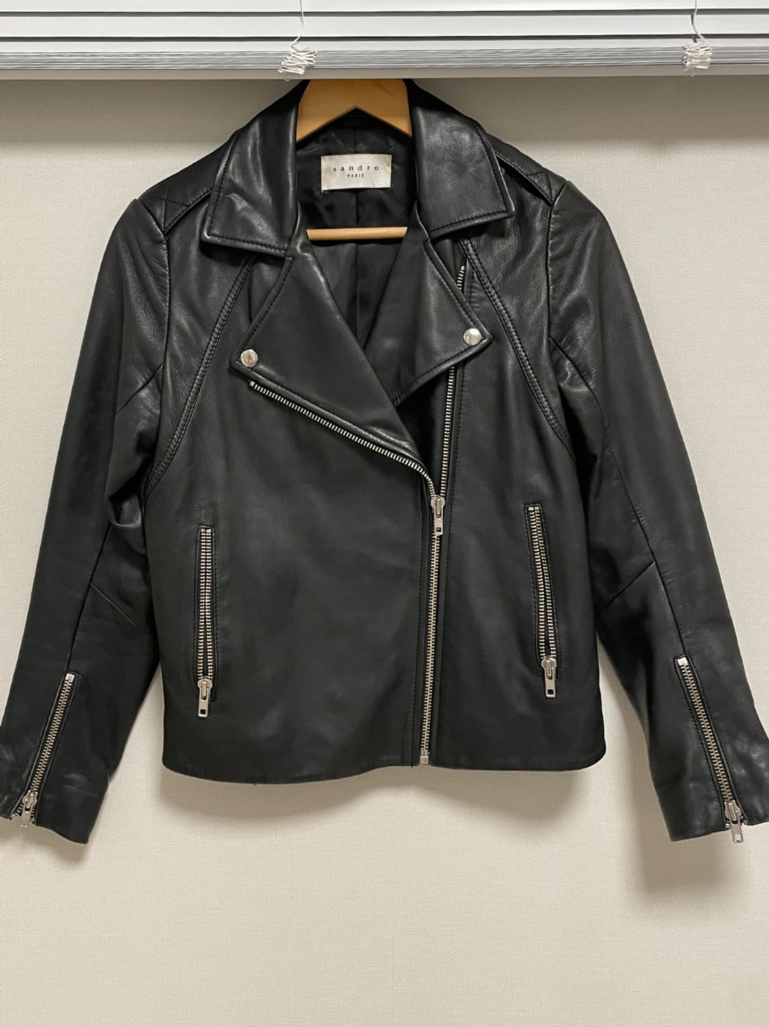 산드로 양가죽 자켓 상품이미지1