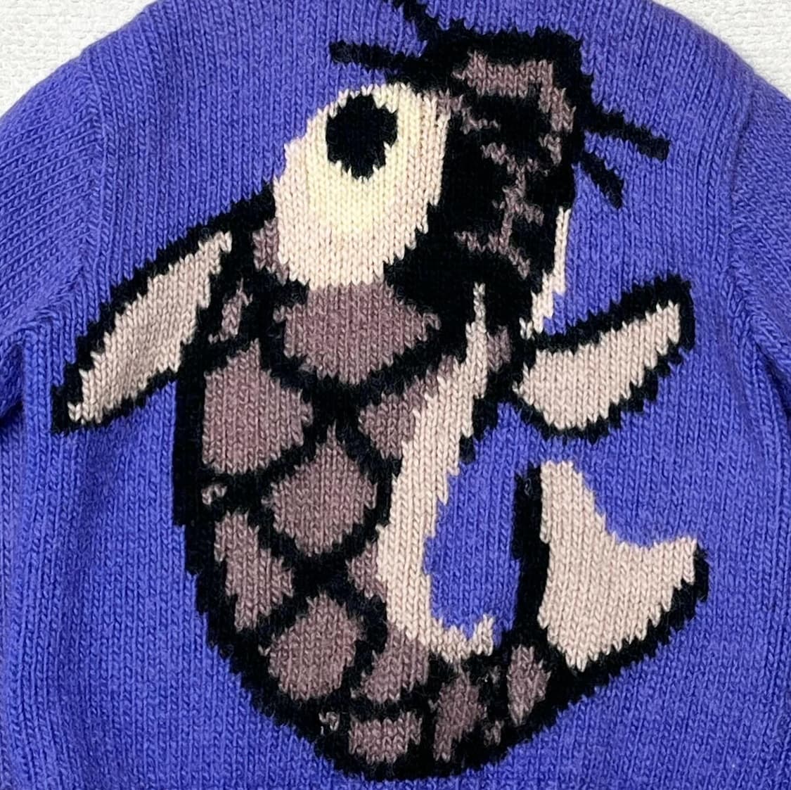 재패니즈 빈티지 퍼플 코이 헤비 울 가디건  상품이미지3