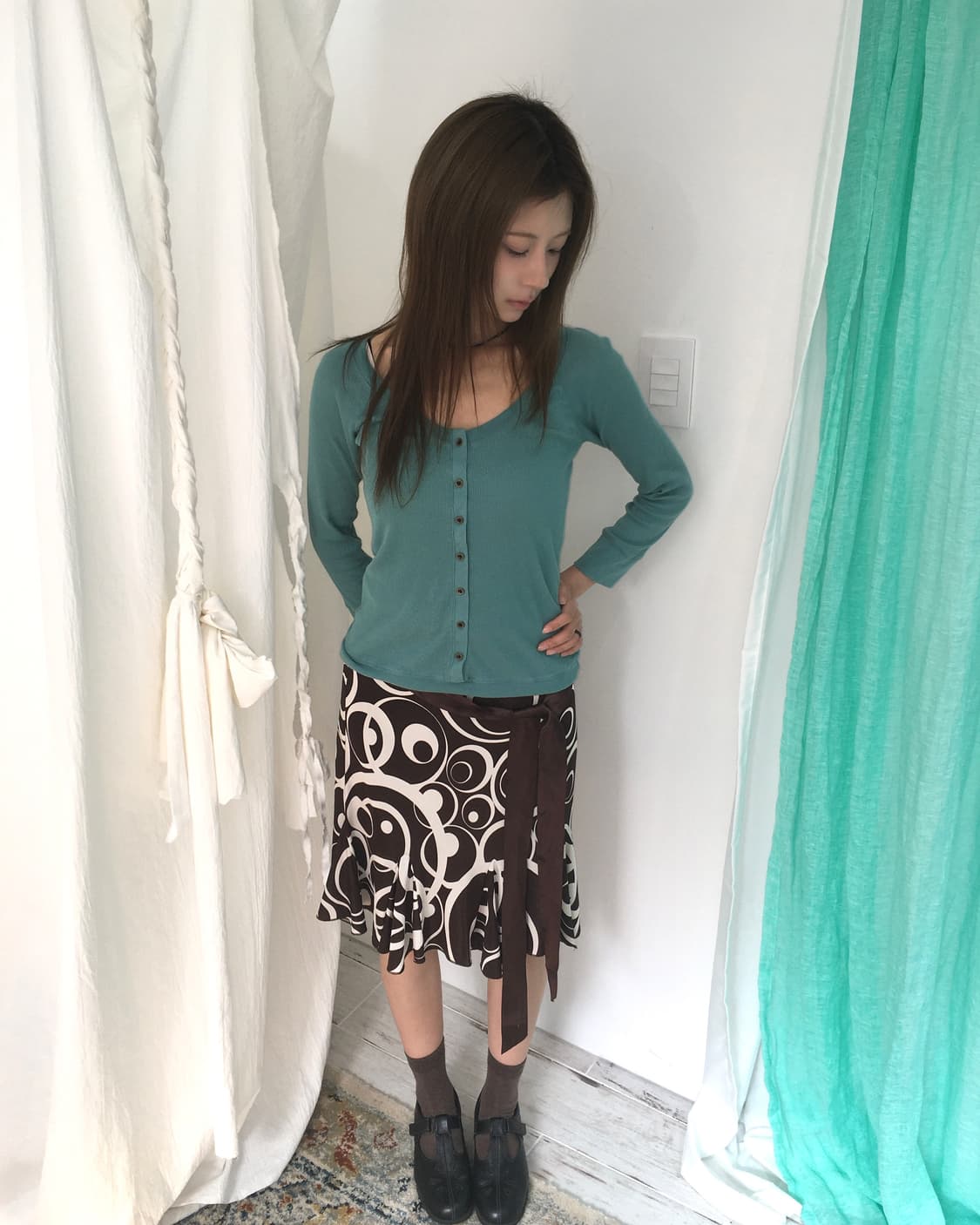 민트 9부 탑 상품이미지1