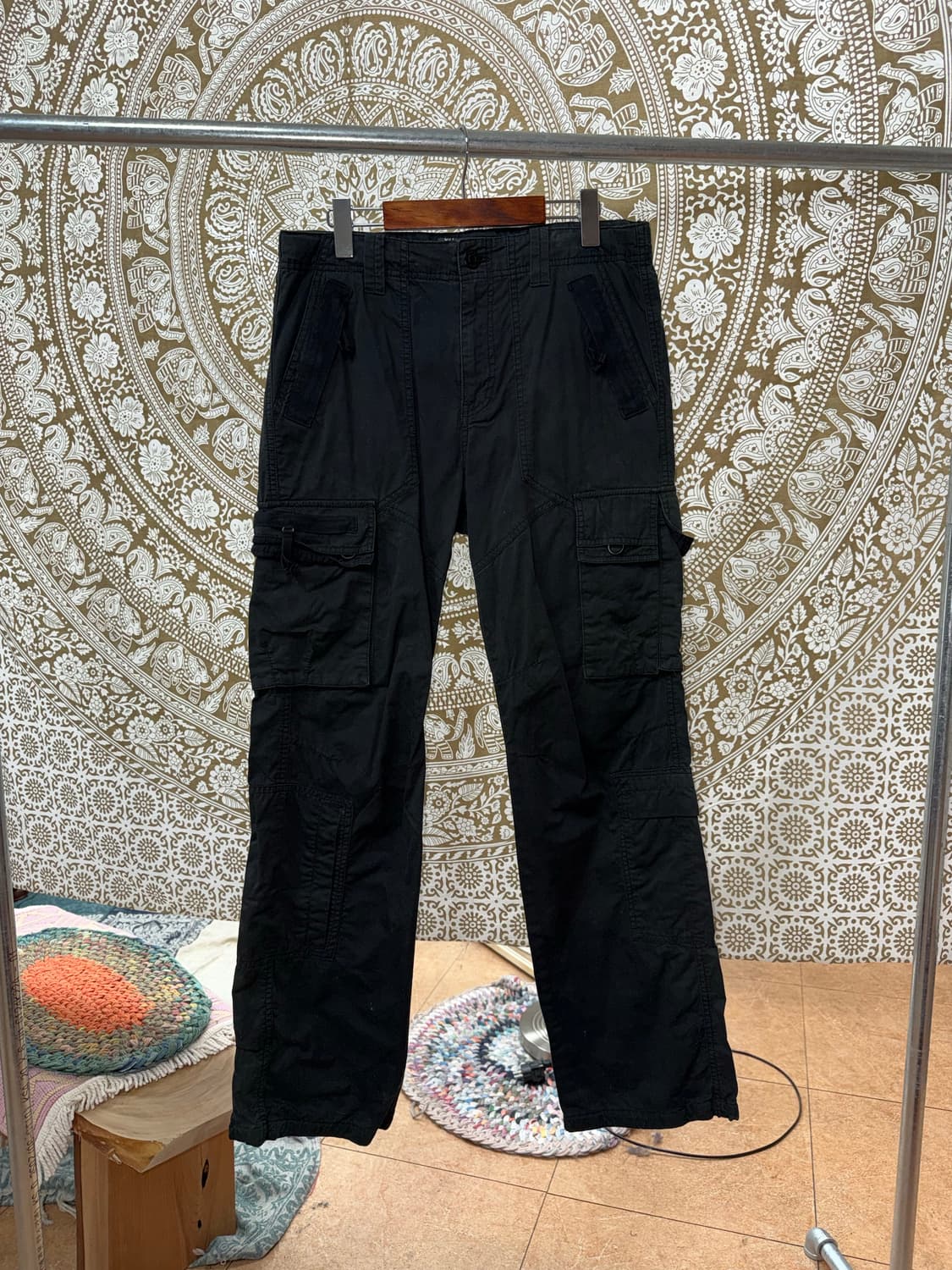 빈티지 블랙 카고팬츠  상품이미지3