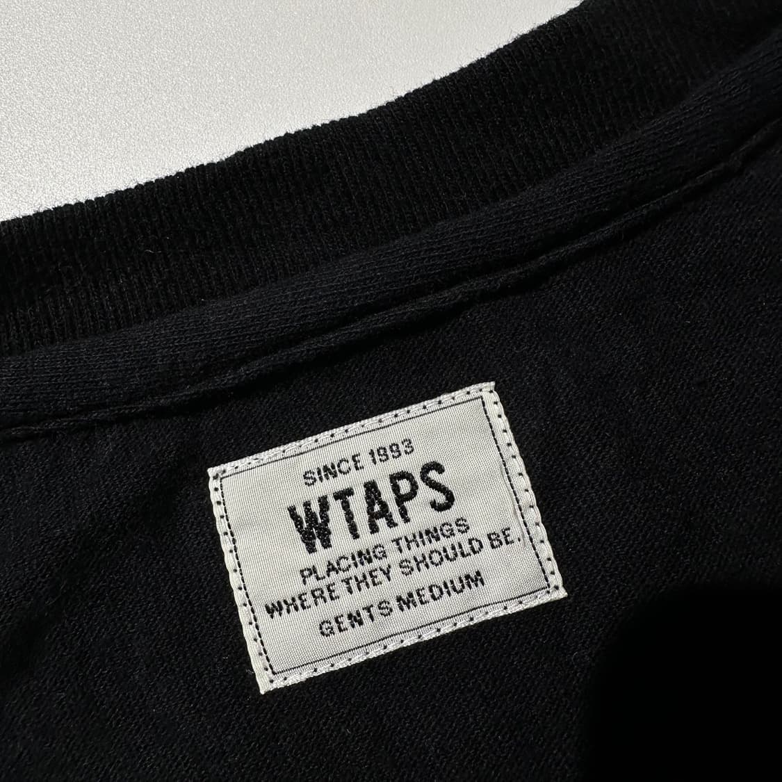 WTAPS 더블탭스 롱슬리브 티셔츠 블랙 상품이미지4