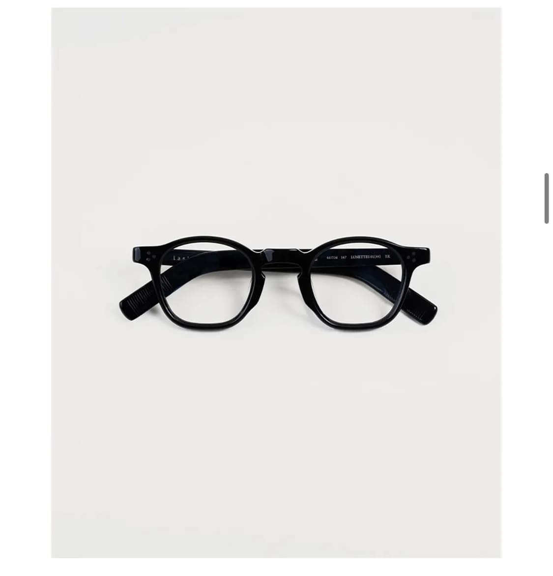 래쉬 lunettes 루네뜨 44 사이즈 블랙 새상품 상품이미지1