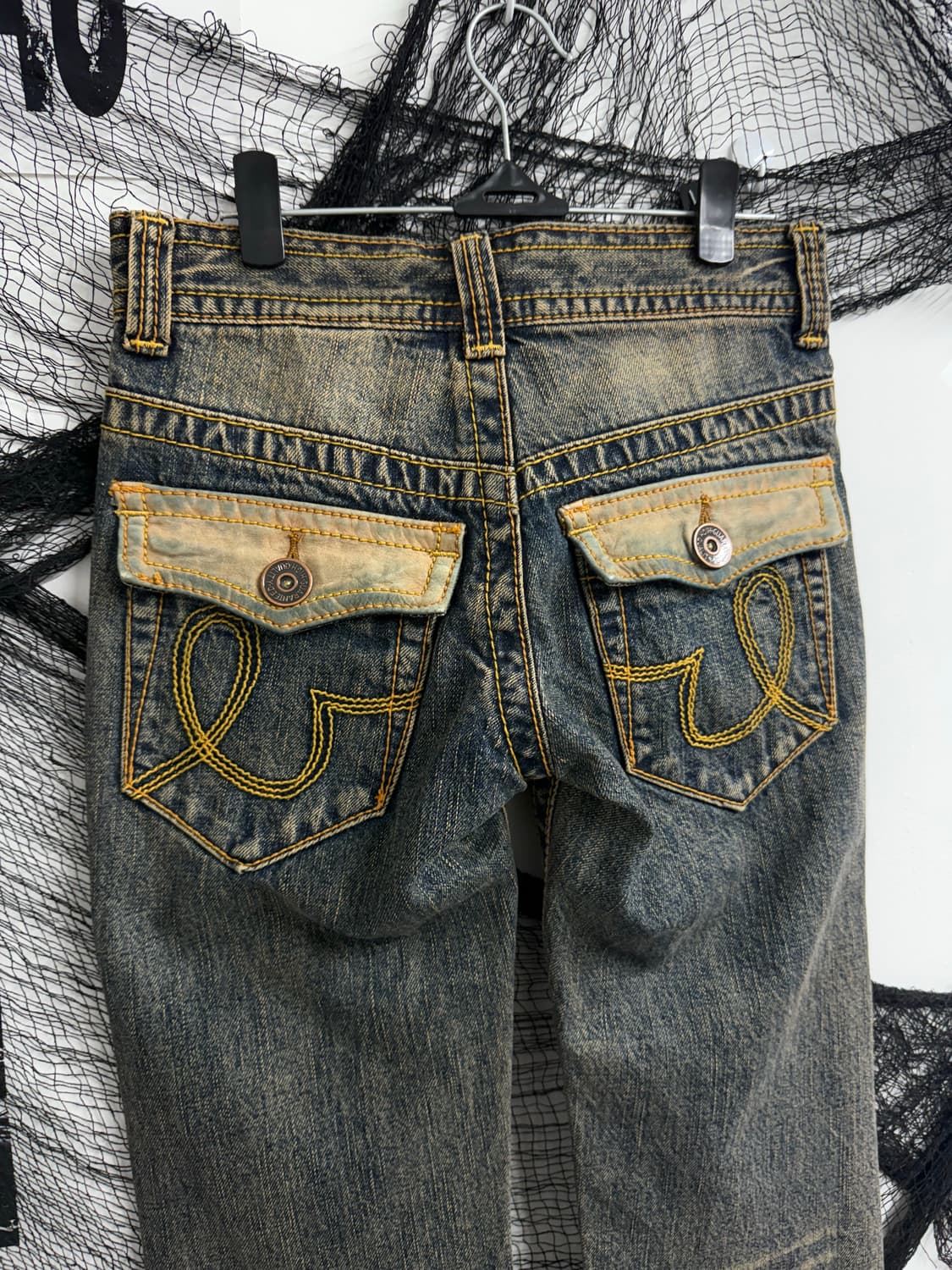 00s mood pocket detailed bootscut jeans 상품이미지3