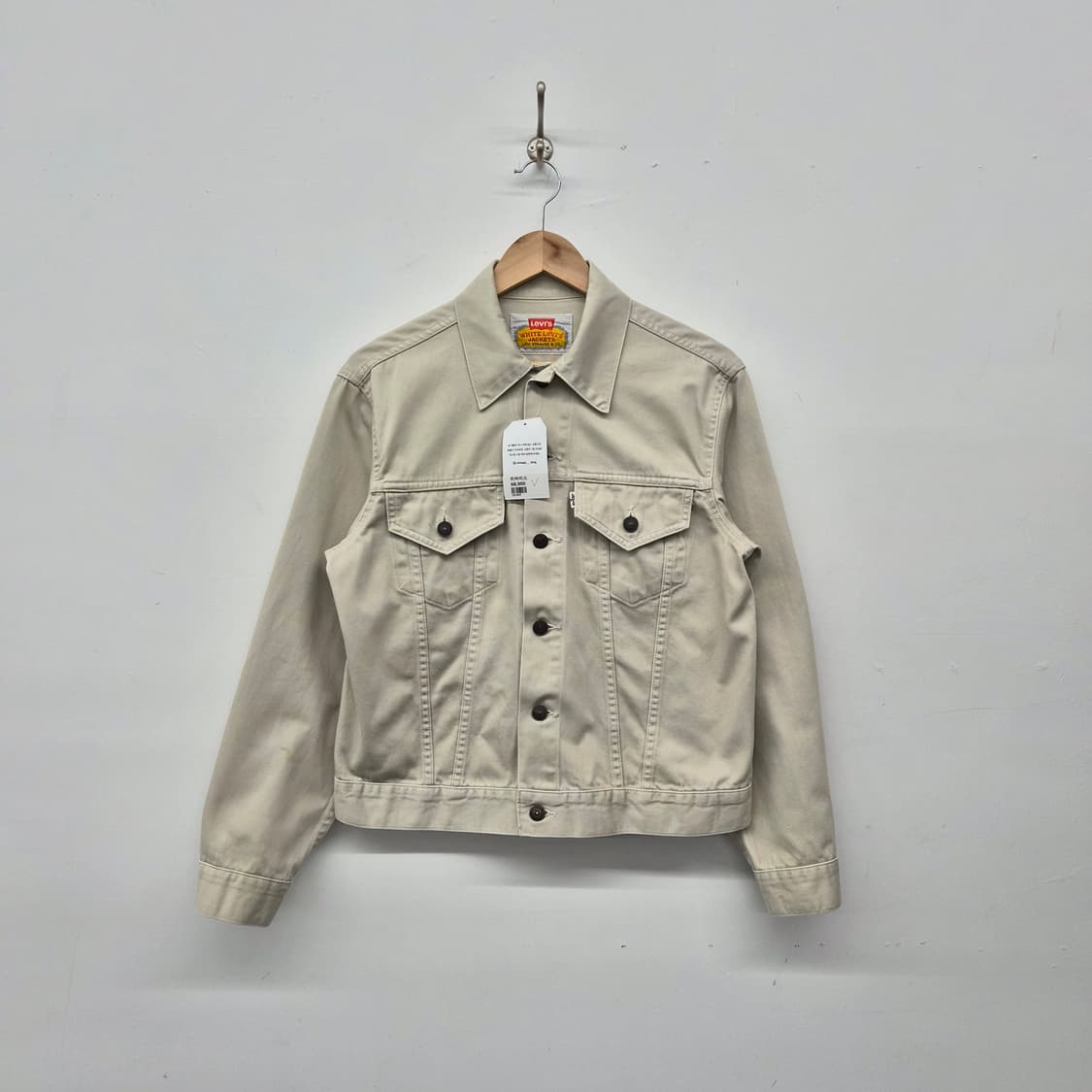 리바이스 베이지 코튼 트러커 자켓 남녀공용 M 상품이미지1