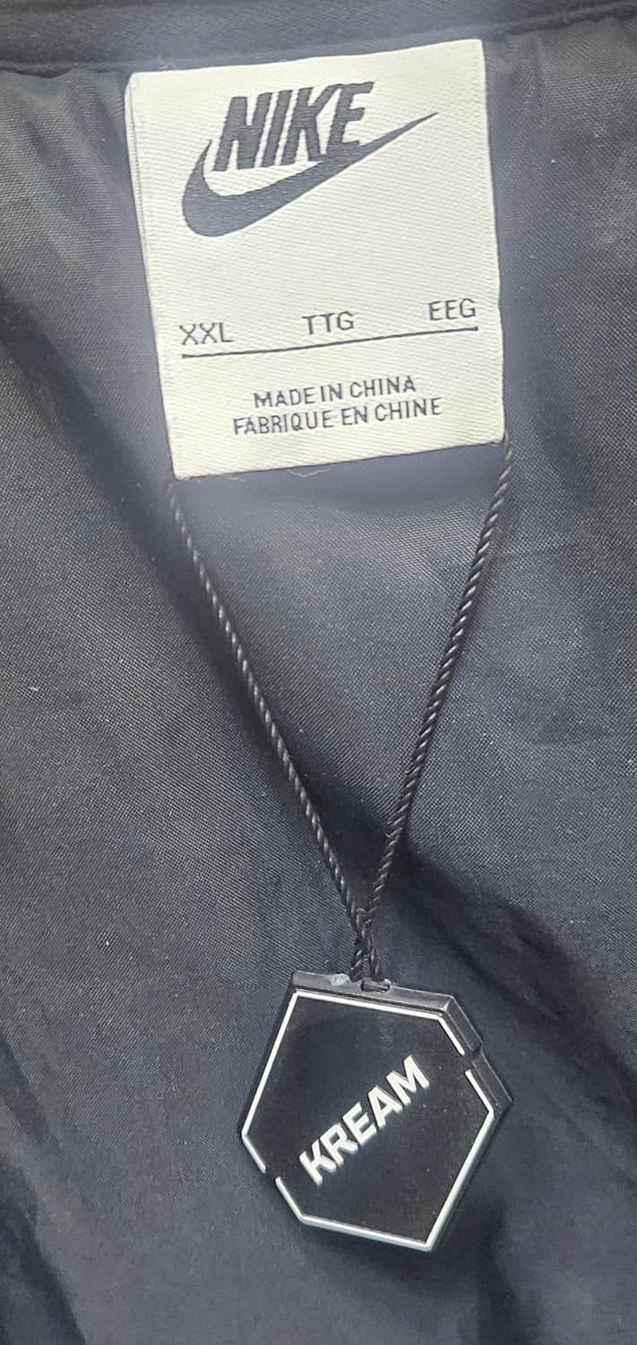 (110)2XL☆초대장급☆나이키 NSW어센틱 [블랙] 바시티 울자켓점퍼 상품이미지2
