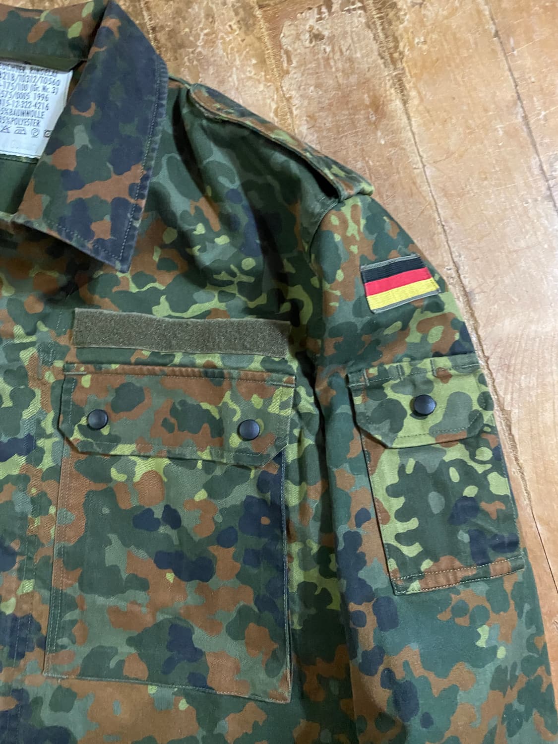 독일군 카모플라쥬 밀리터리 셔츠 자켓 상품이미지2