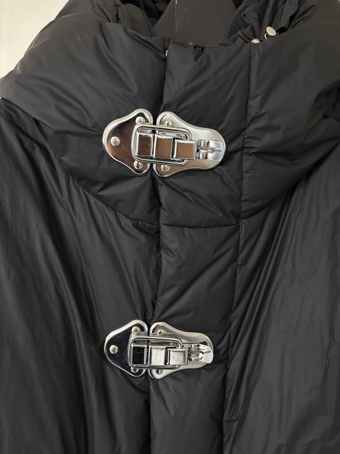 크레이그 그린 버클 후드 패딩 라지사이즈  상품이미지3