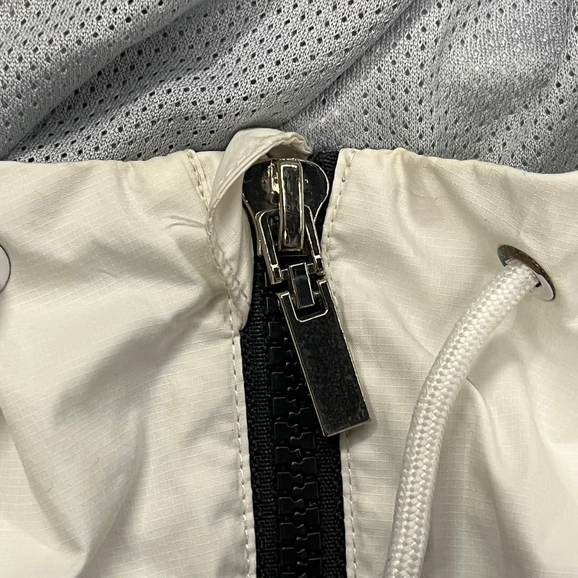 [정품/L] 나이키 바람막이 자켓 블랙 화이트 그레이 b15 상품이미지9