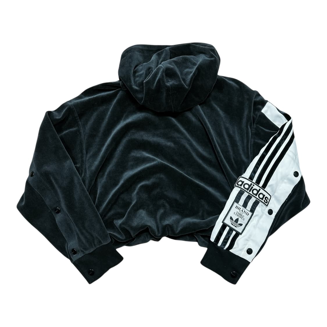 ✨ (바배) 아디다스 벨루어 크롭 후드티  상품이미지2