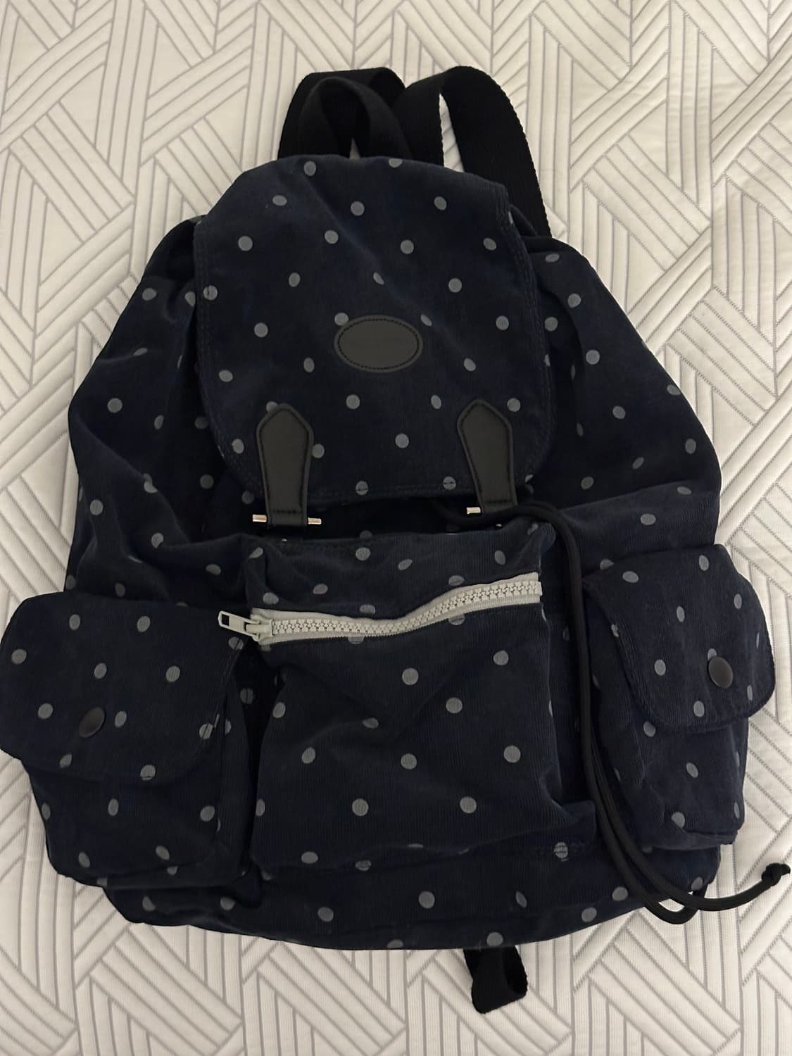 오헤시오 도트 백팩, DOT BACKPACK, NAVY 상품이미지3