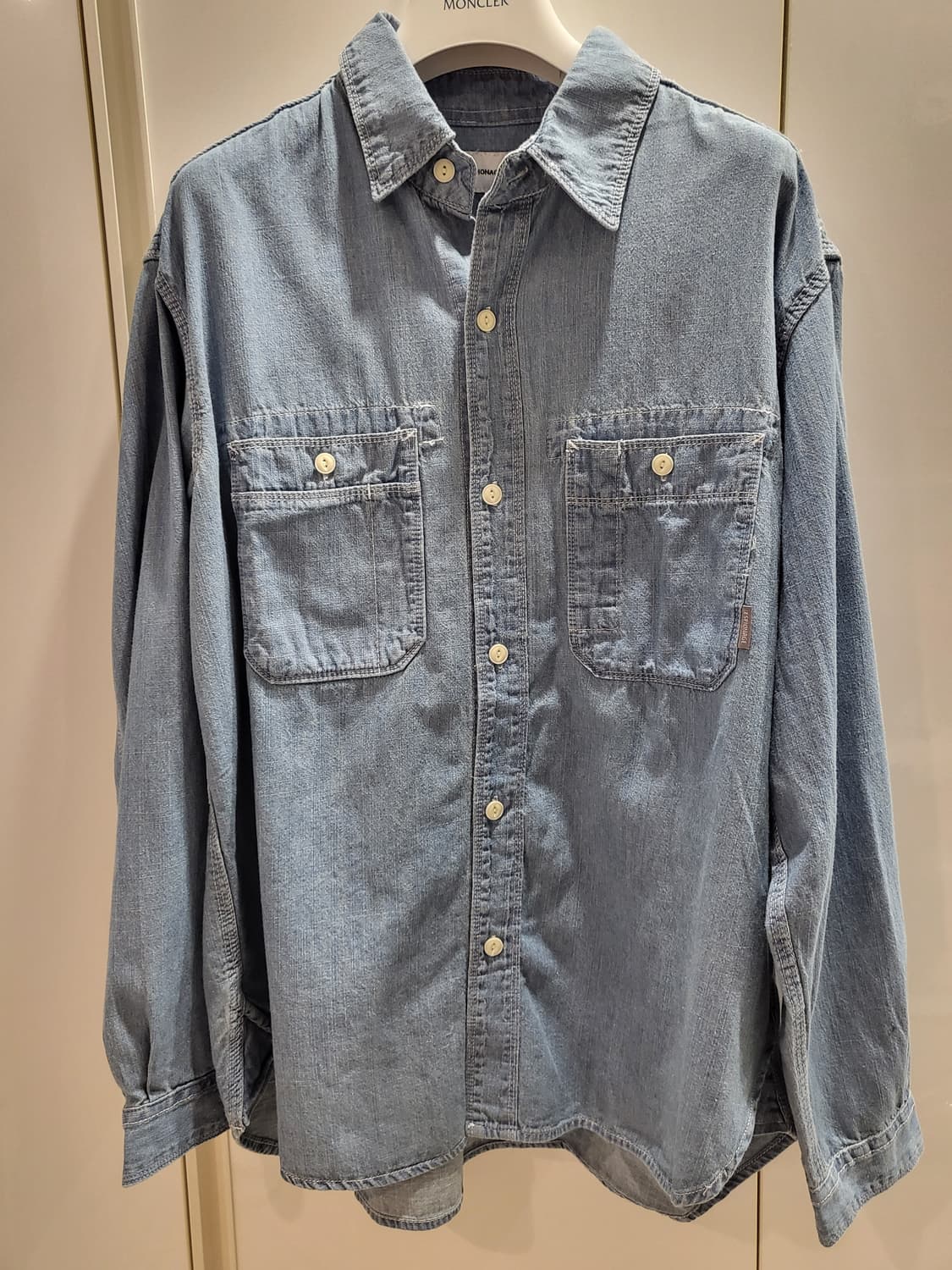 택포♦️새상품♦️에스피오나지 청 남방 데님 셔츠 espionage 자켓 상품이미지1
