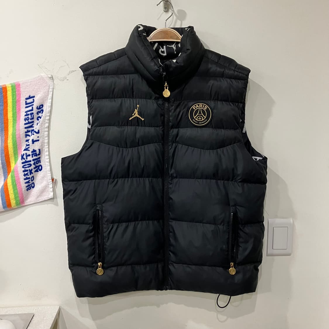 438 나이키 조던 파리생제르망 양면 패딩 베스트 조끼 psg 상품이미지1